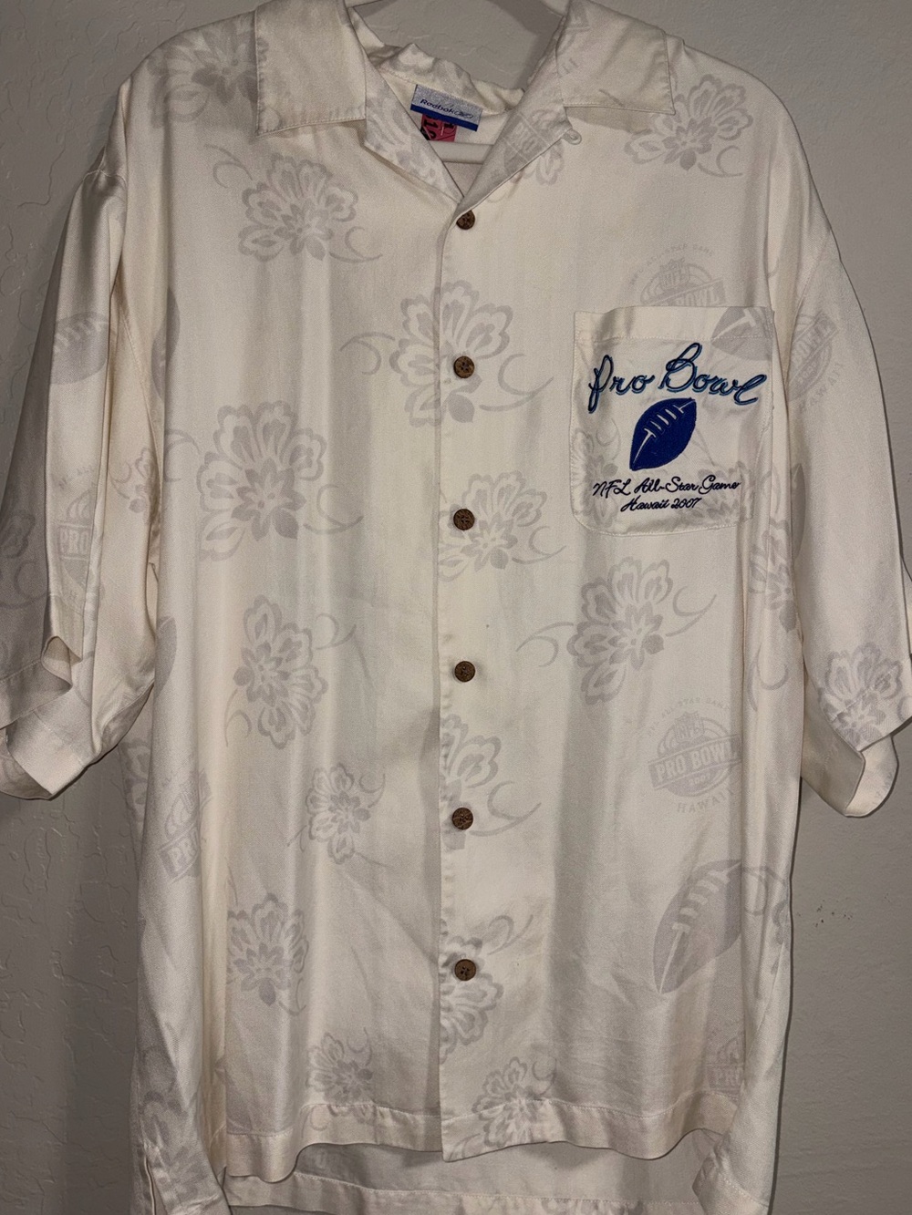 Pro Bowl 2007 NFL All-Star Hawaiian Button-Down Shirt